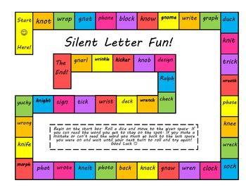 silent letters game.